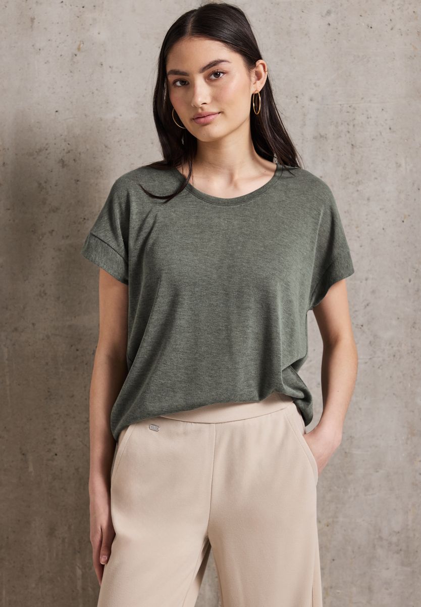 Leinen-Look Shirt