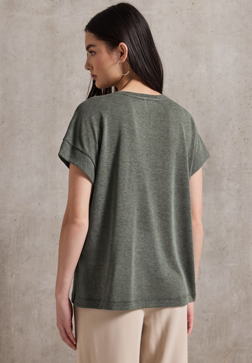 Leinen-Look Shirt