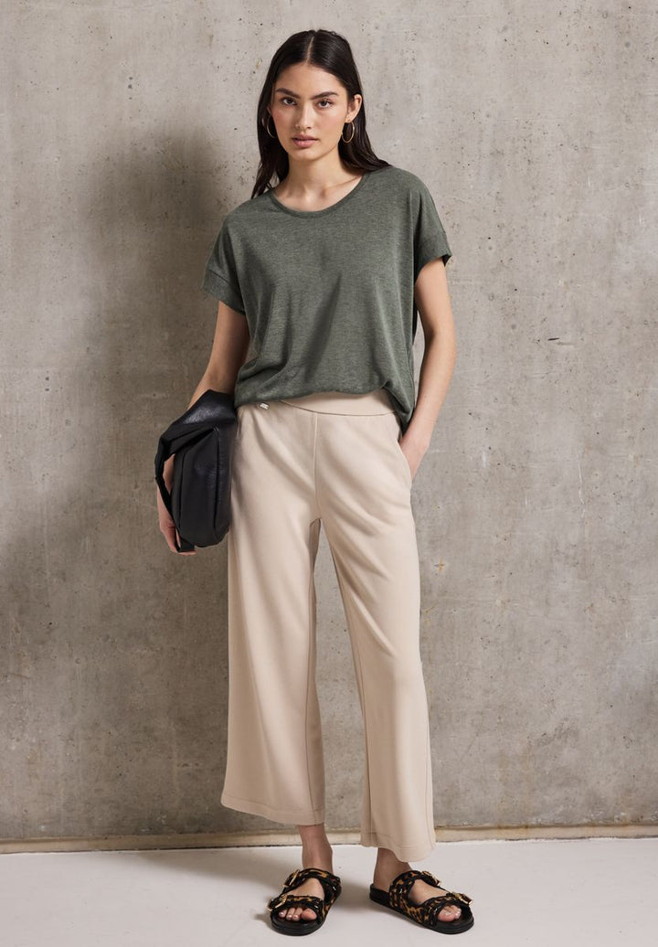 Leinen-Look Shirt