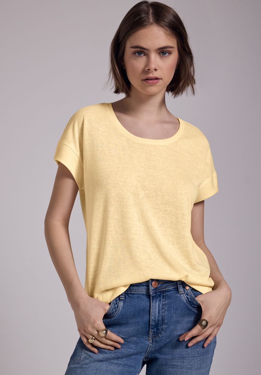 Leinen-Look Shirt