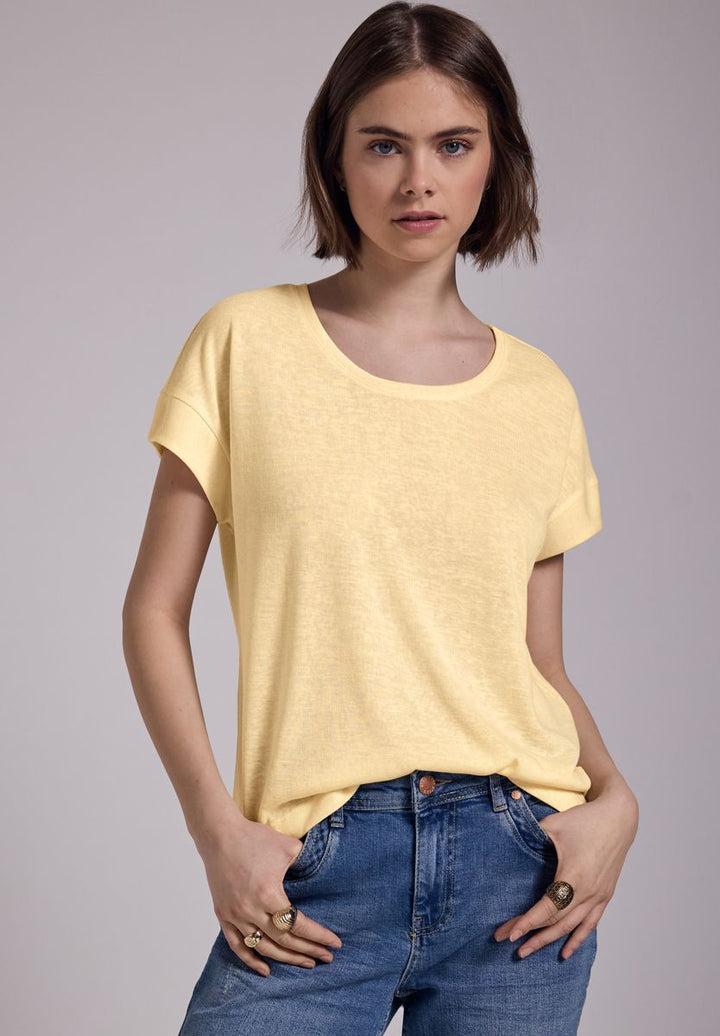 Leinen-Look Shirt
