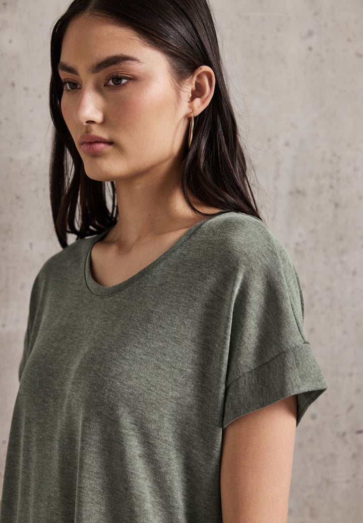 Leinen-Look Shirt