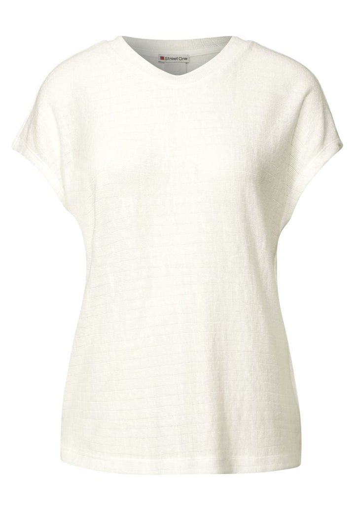 Shirt mit Streifenstruktur