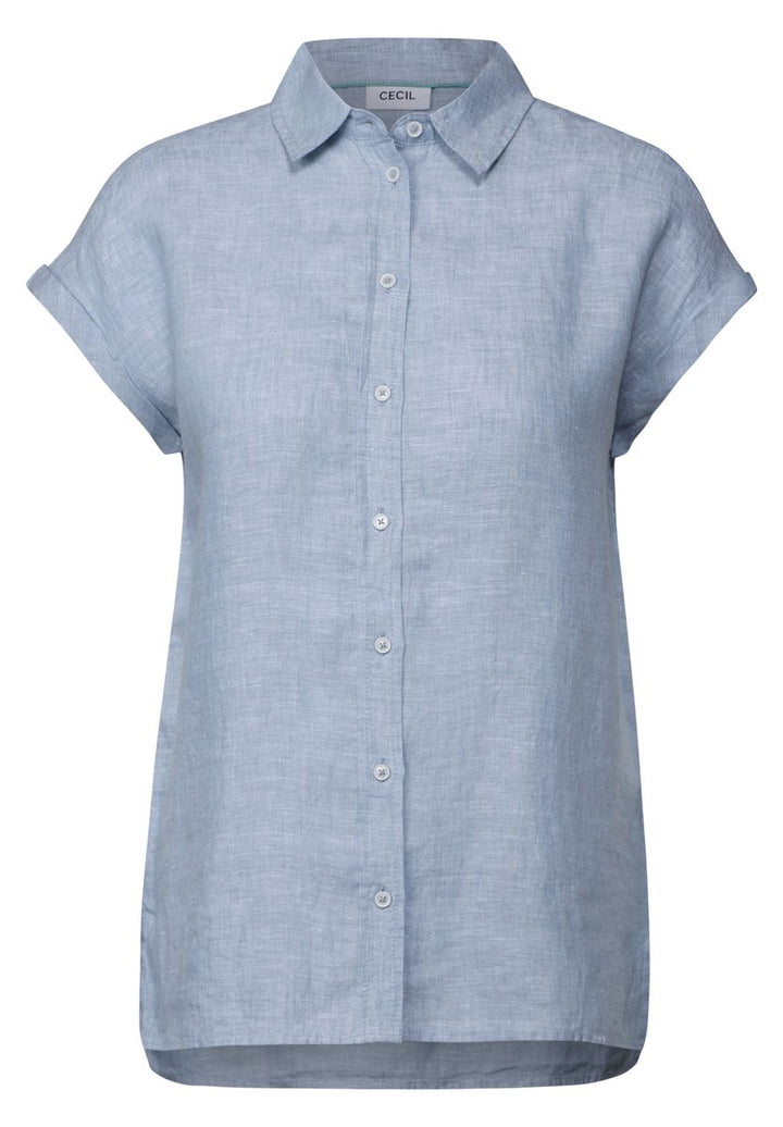 Chambray Leinenbluse