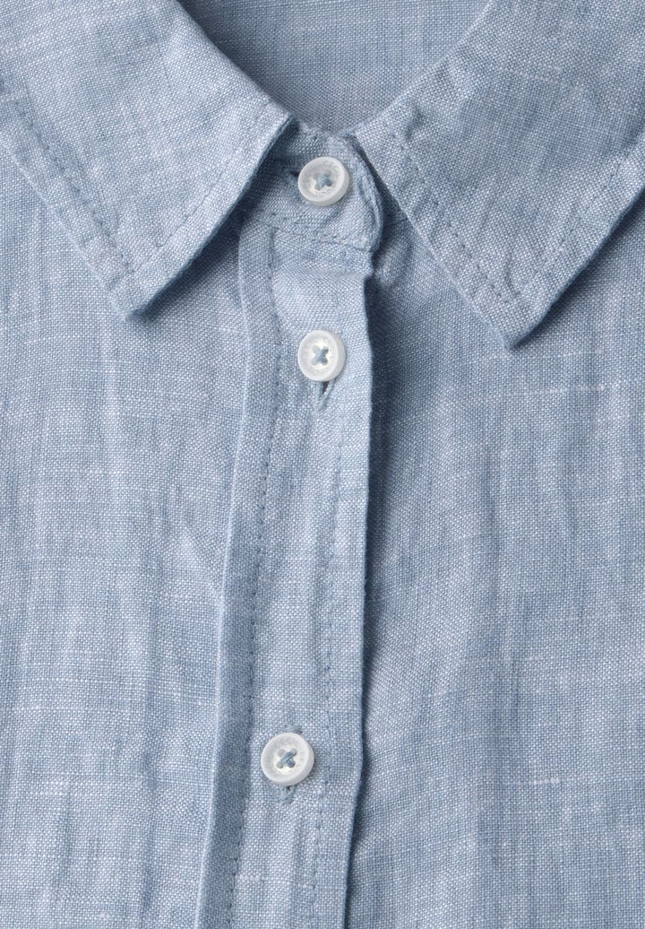 Chambray Leinenbluse