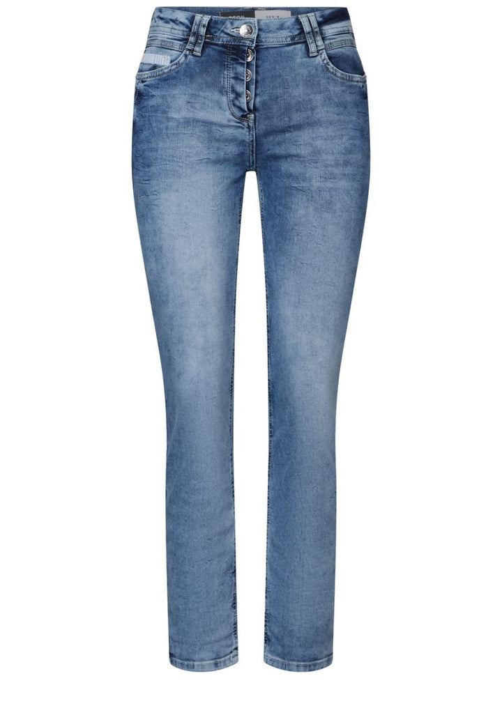Jeans mit Turn-Up Detail