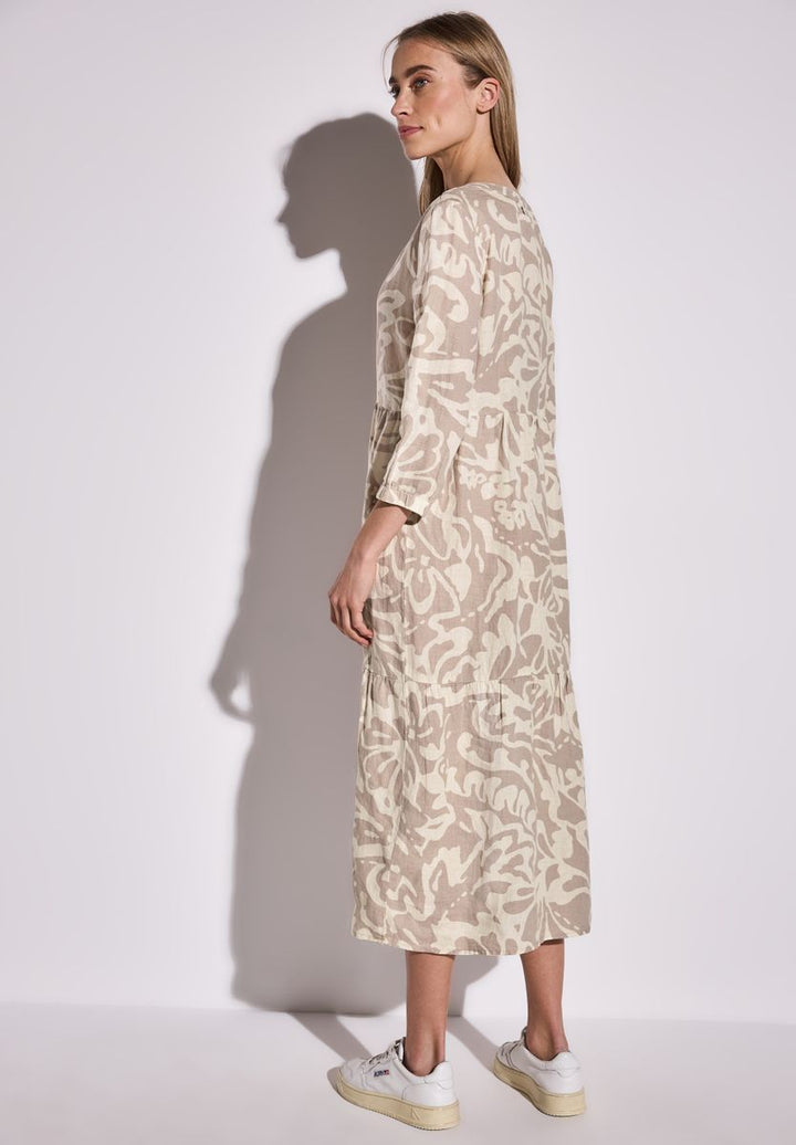 Leinenkleid mit Print