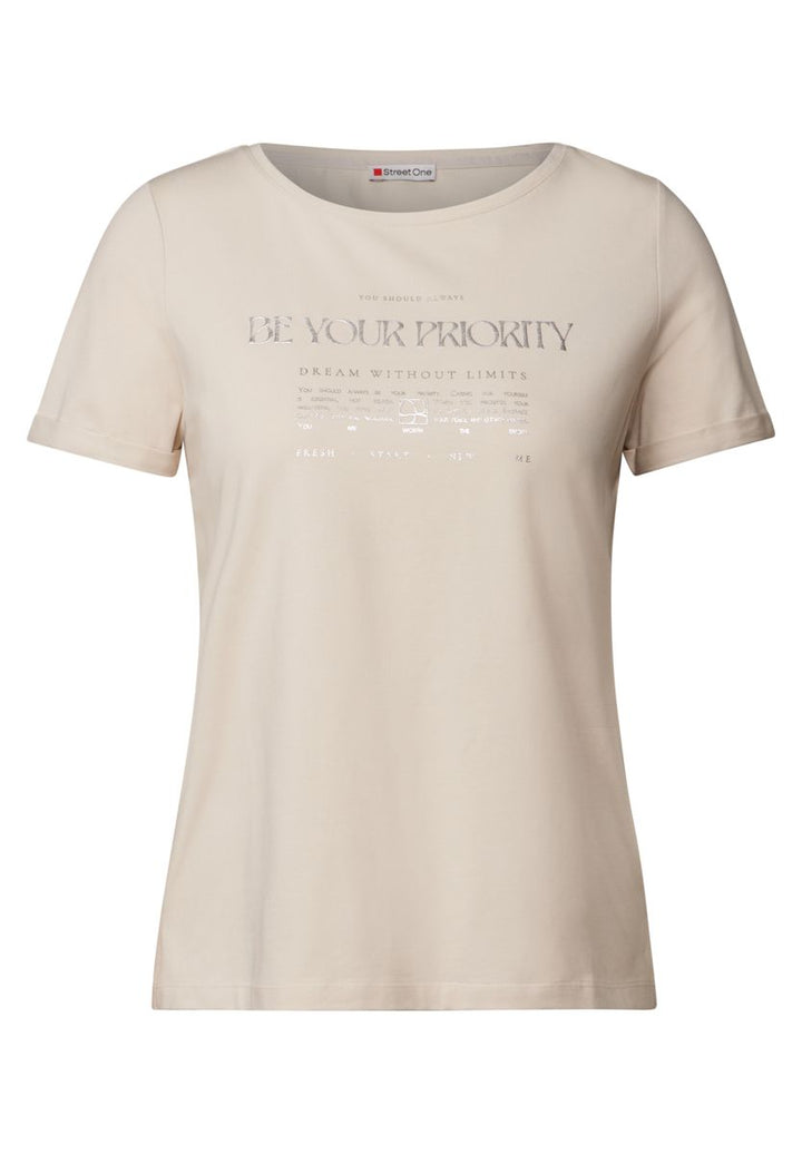 Shirt mit Folien-Wording