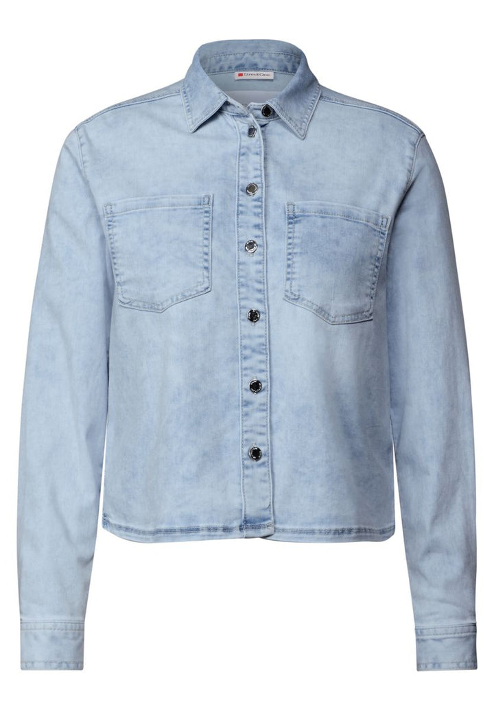 Denim Hemdbluse