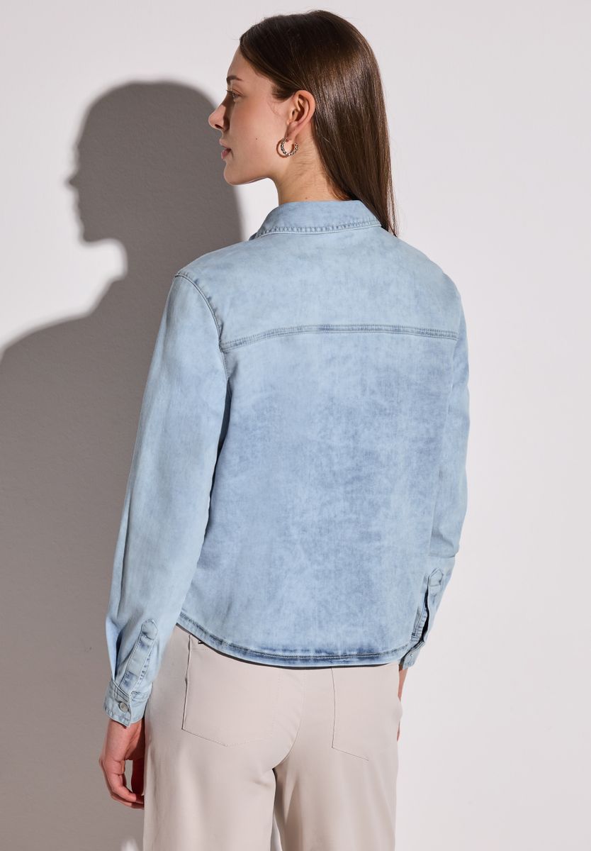 Denim Hemdbluse
