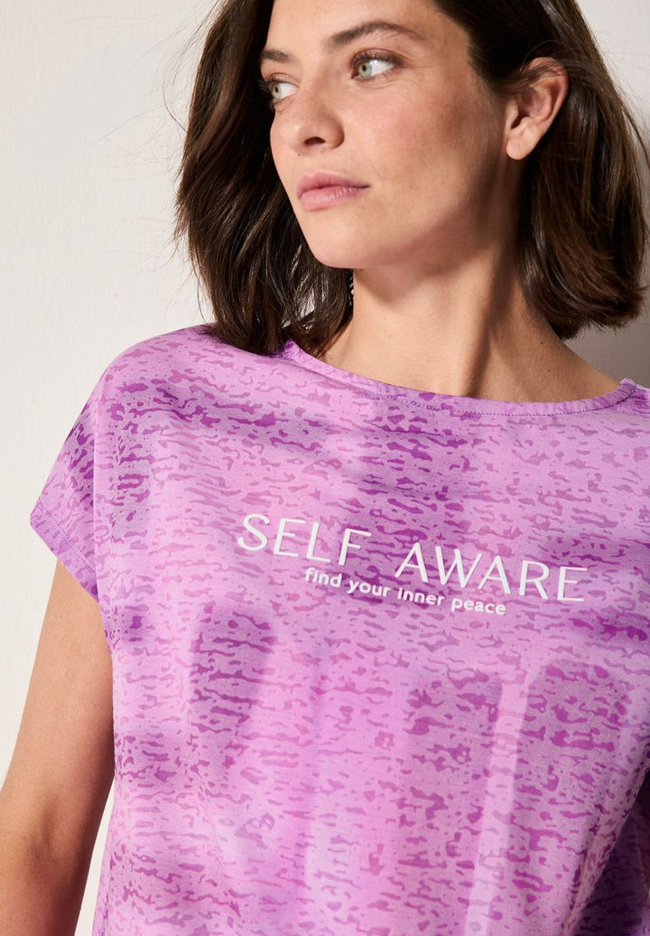 Shirt in Ausbrenner-Optik
