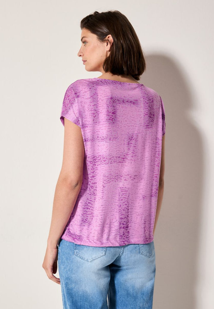 Shirt in Ausbrenner-Optik