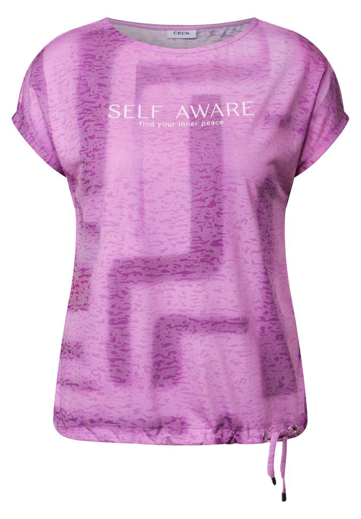 Shirt in Ausbrenner-Optik