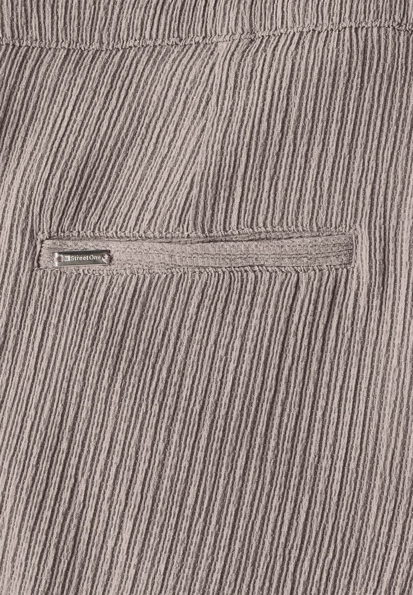 Wide Leg Hose mit Struktur