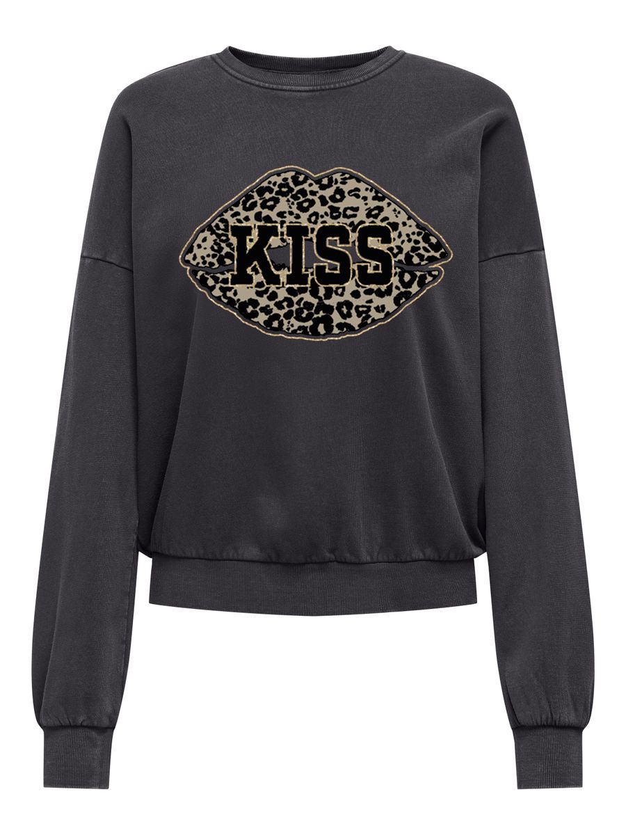 ONLLAUREN LIFE L/S ANIMAL O-NECK CC SWT