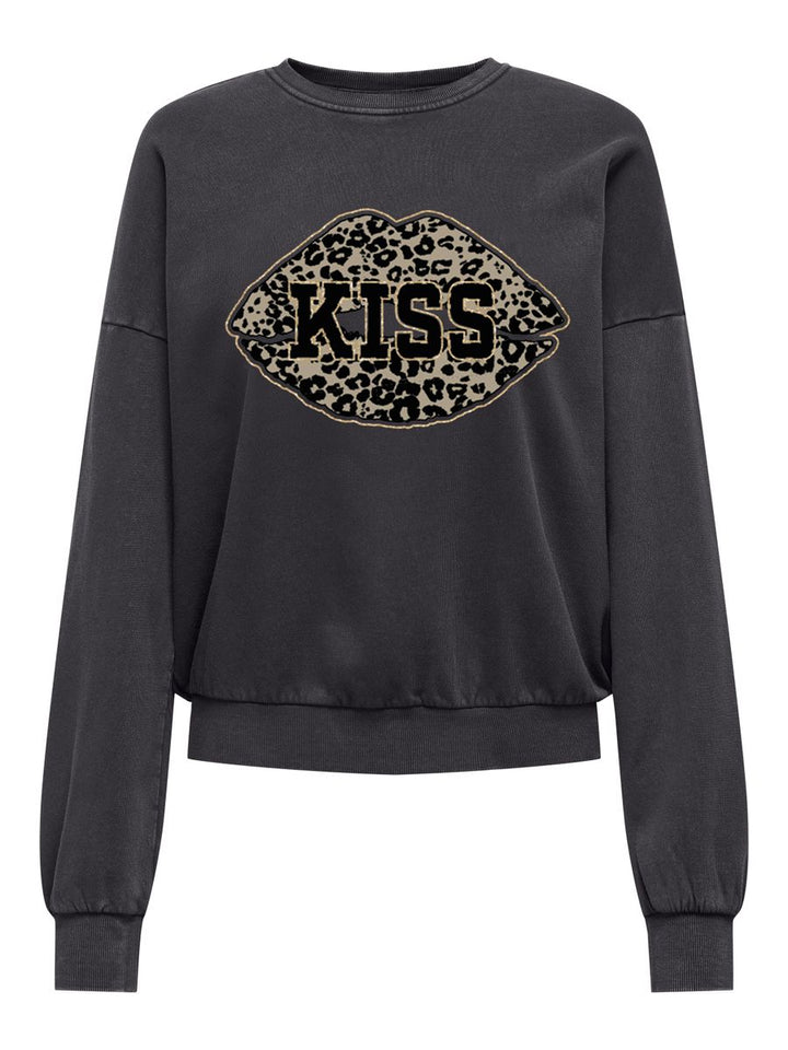 ONLLAUREN LIFE L/S ANIMAL O-NECK CC SWT