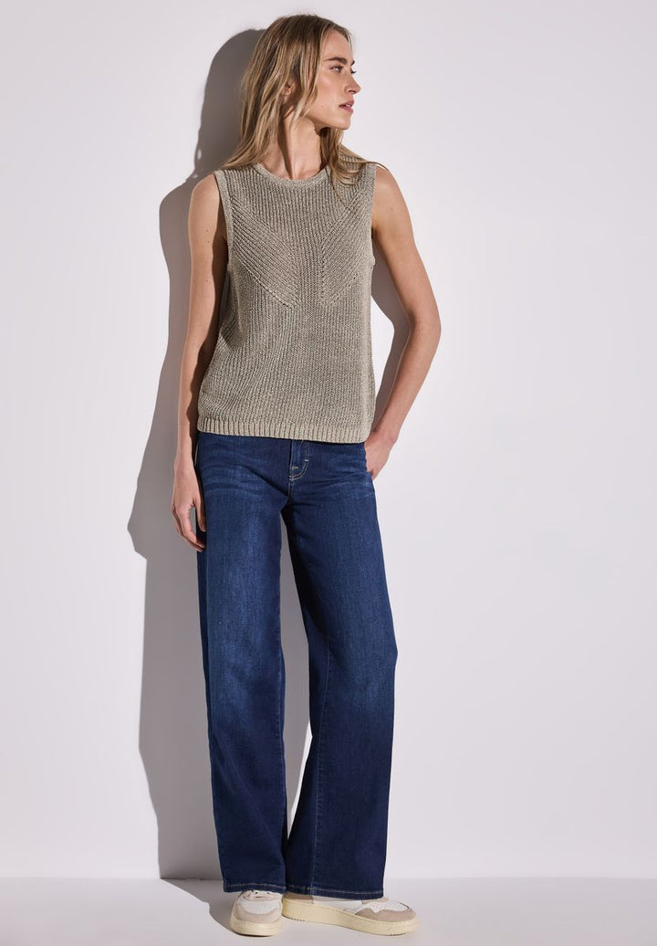 Schimmerndes Stricktop