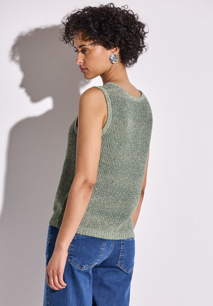 Schimmerndes Stricktop