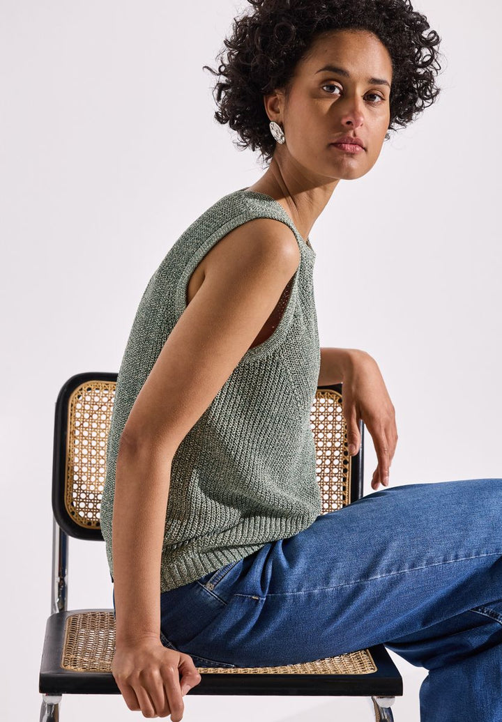 Schimmerndes Stricktop