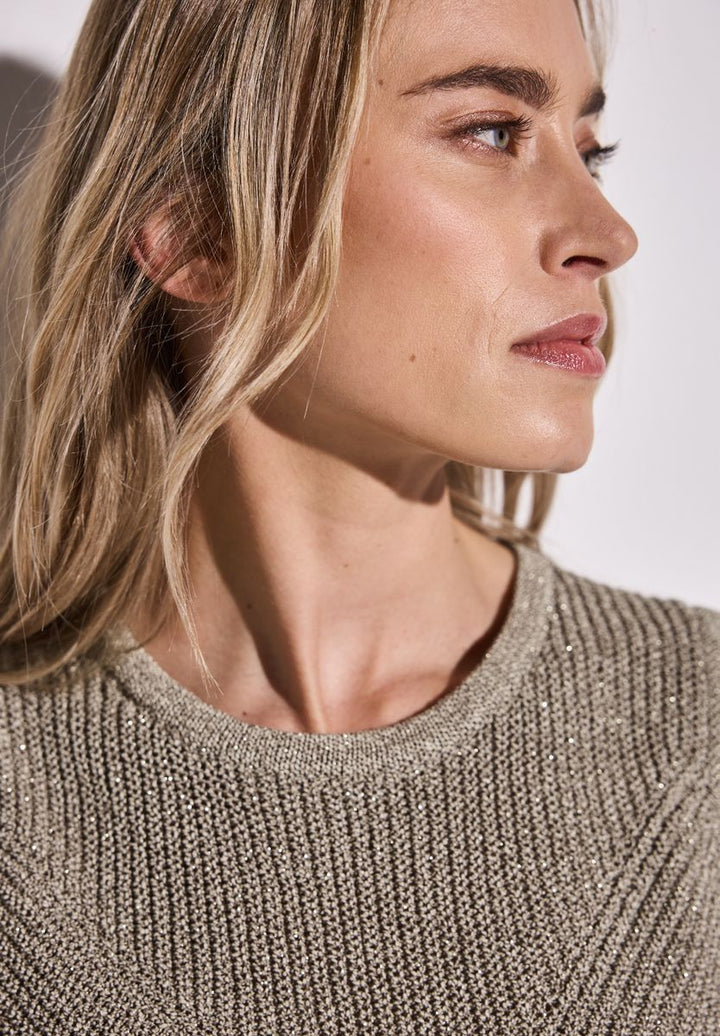 Schimmerndes Stricktop
