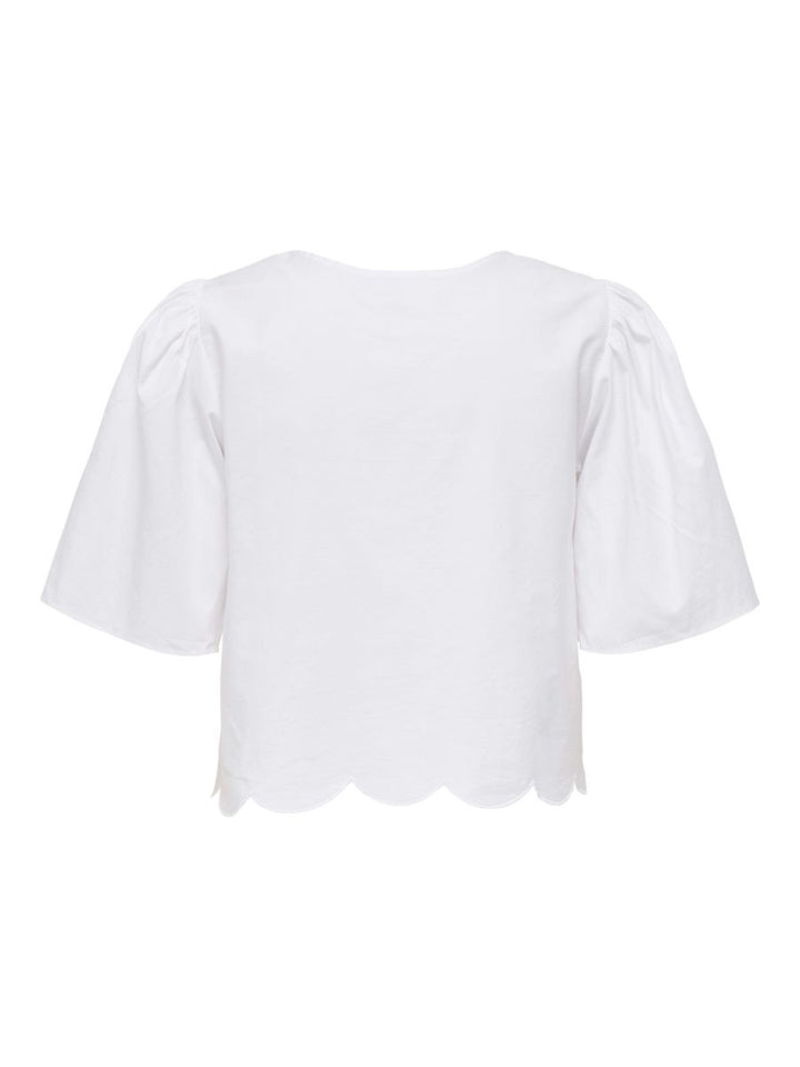 JDYALICE S/S TIE TOP WVN