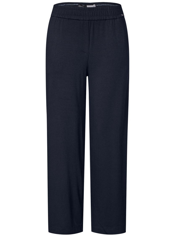 Wide Leg Jersey-Hose