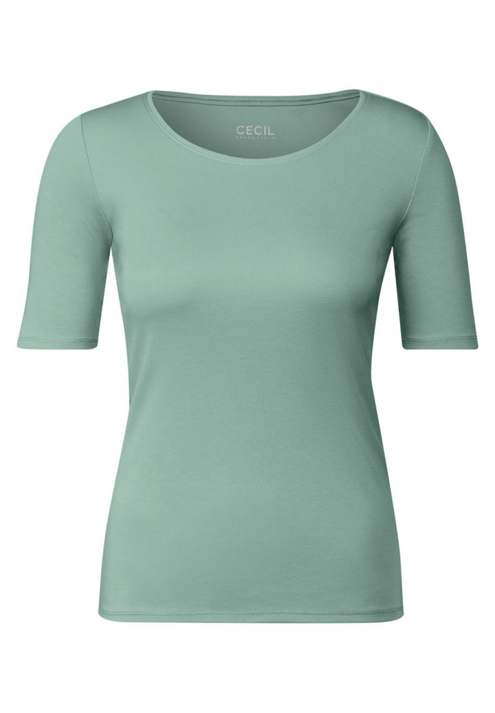 T-Shirt in Unifarbe