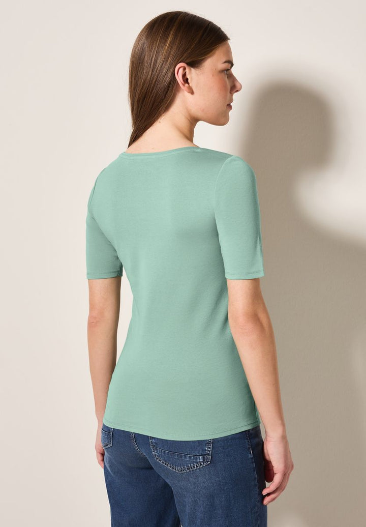 T-Shirt in Unifarbe