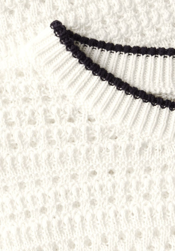 Pullover mit Lochmuster