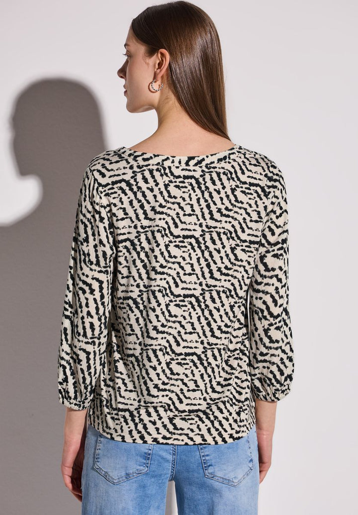 Shirt im Blusen-Look