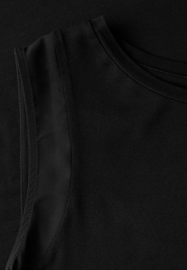 Kleid mit Chiffon-Detail