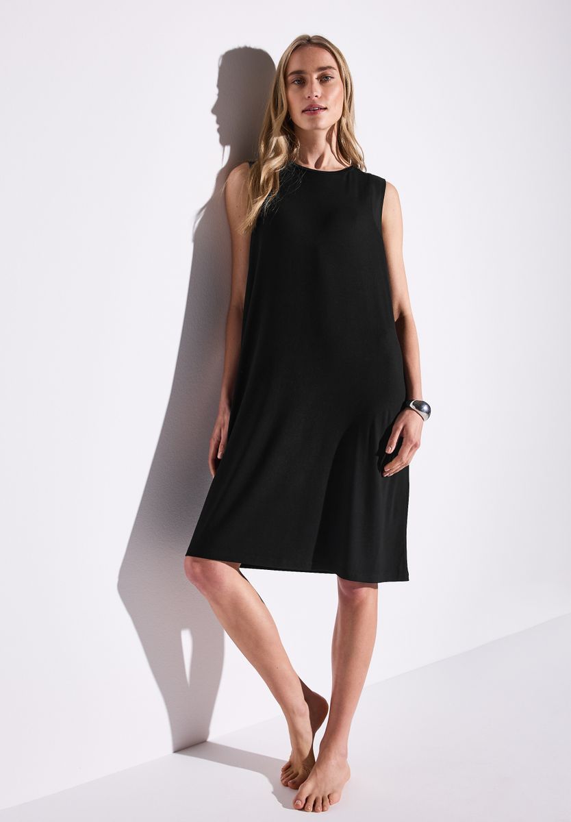 Kleid mit Chiffon-Detail