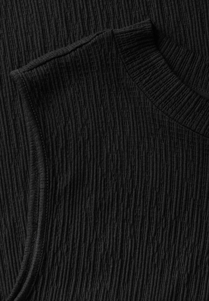 Strukturtop mit Turtleneck