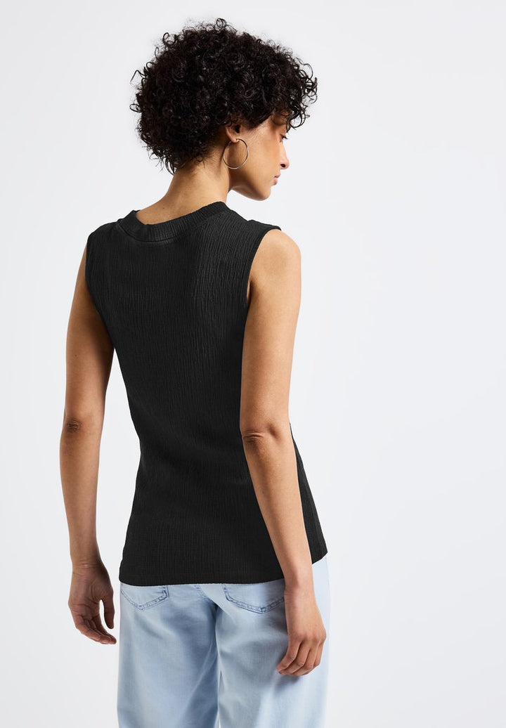 Strukturtop mit Turtleneck