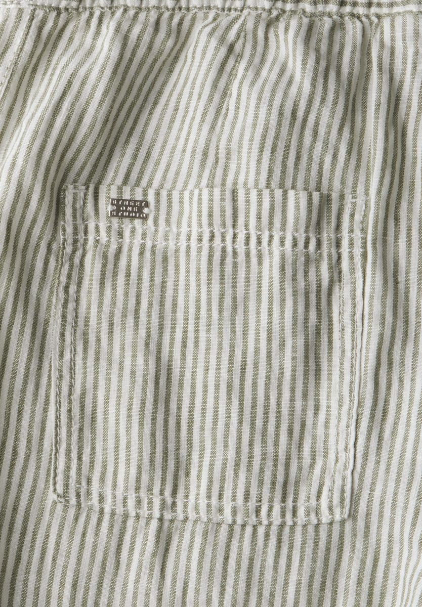 Straight Leg Leinenhose