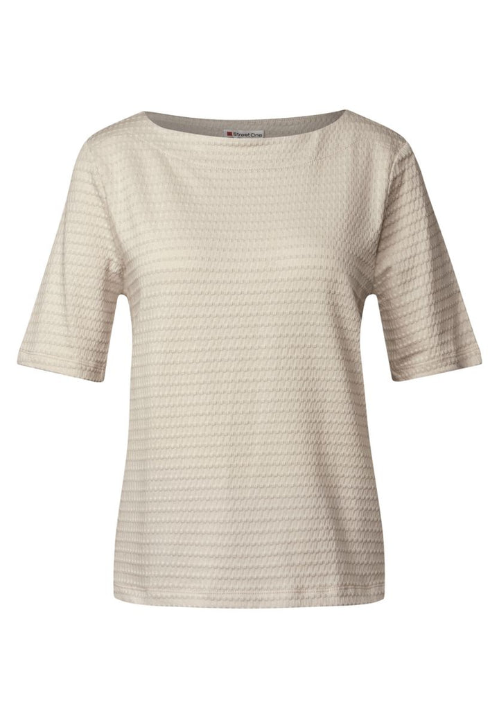T-Shirt mit Struktur
