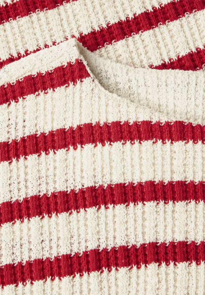 Gestreiftes Strukturshirt