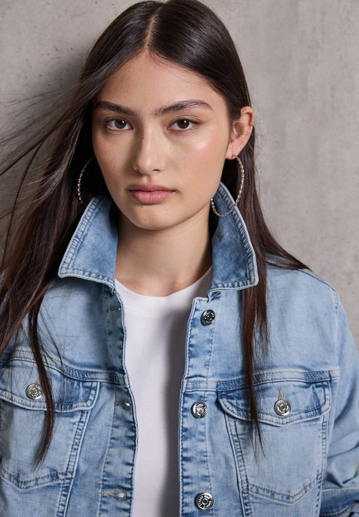 Bleached Jeansjacke
