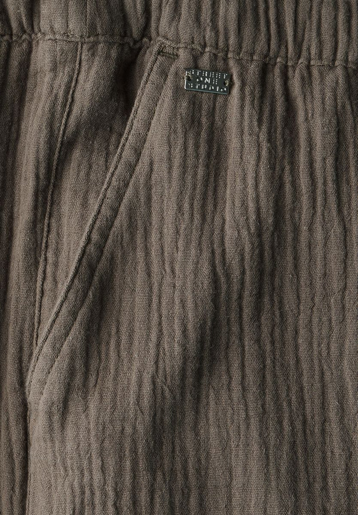 Musselin Wide Leg Hose