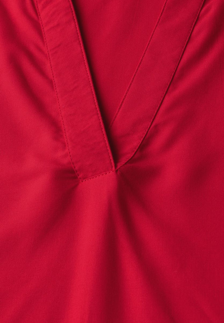 Bluse in Unifarbe