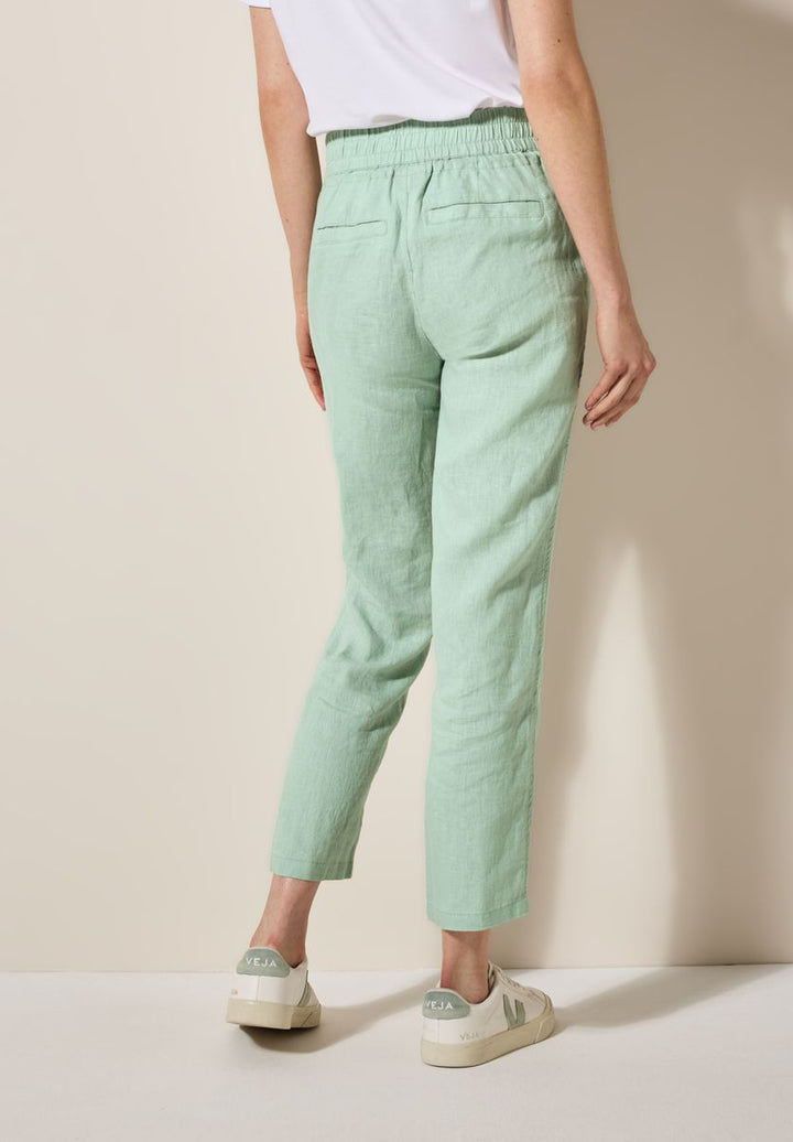 Leinenhose im Casual Fit