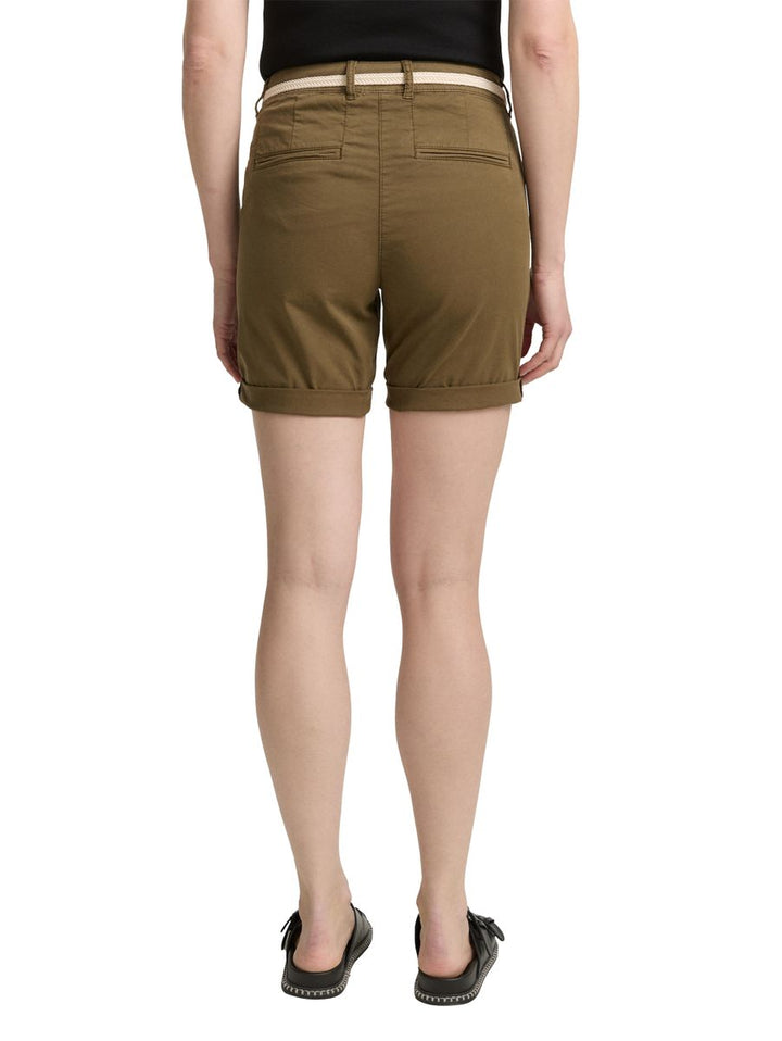 Chino Bermuda Shorts mit Gürtel