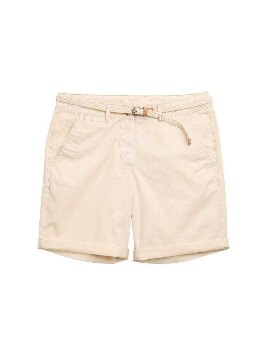 Chino Bermuda Shorts mit Gürtel
