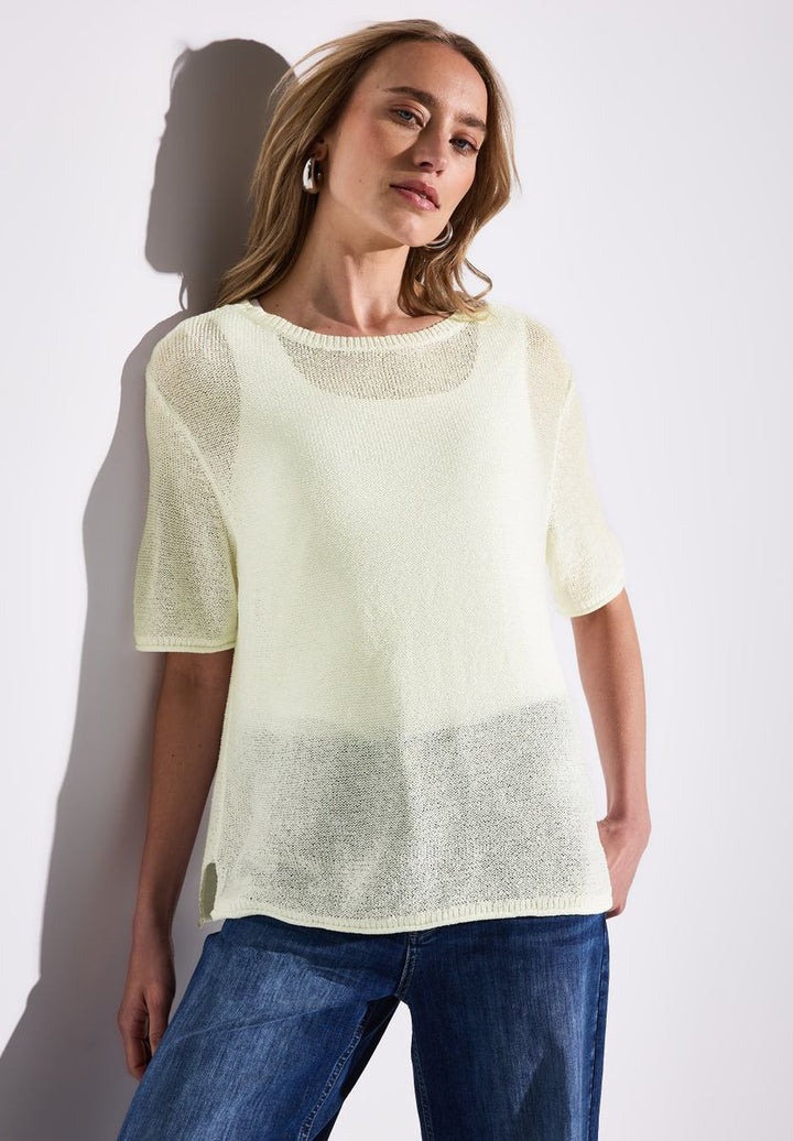 Kurzarmpullover
