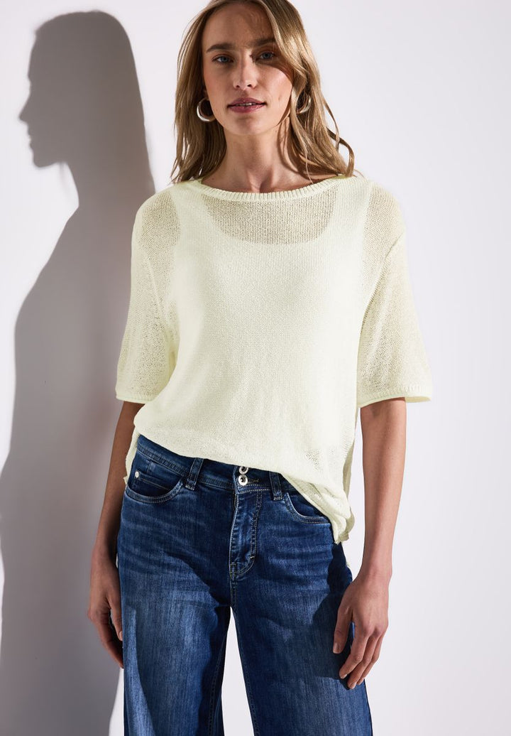 Kurzarmpullover