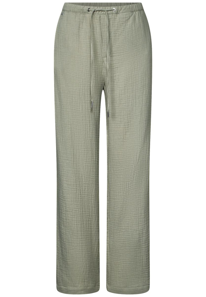 Musselin Wide Leg Hose