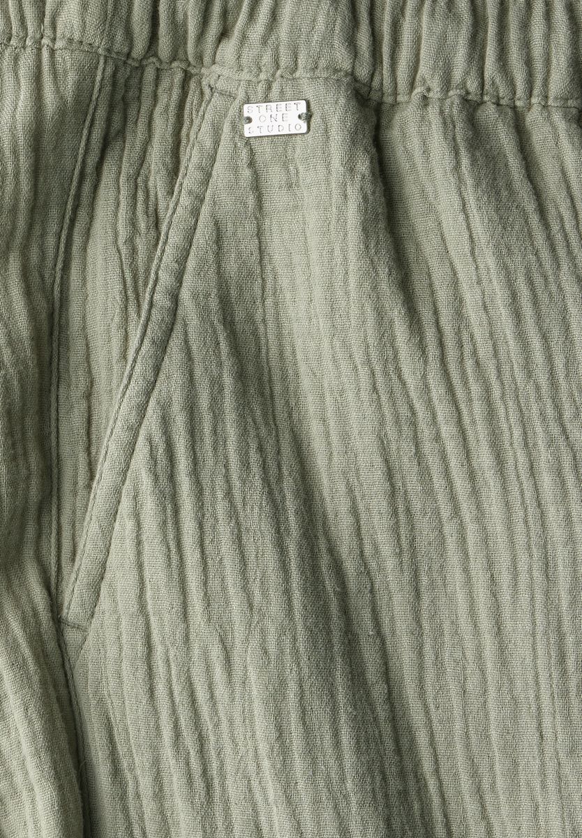 Musselin Wide Leg Hose