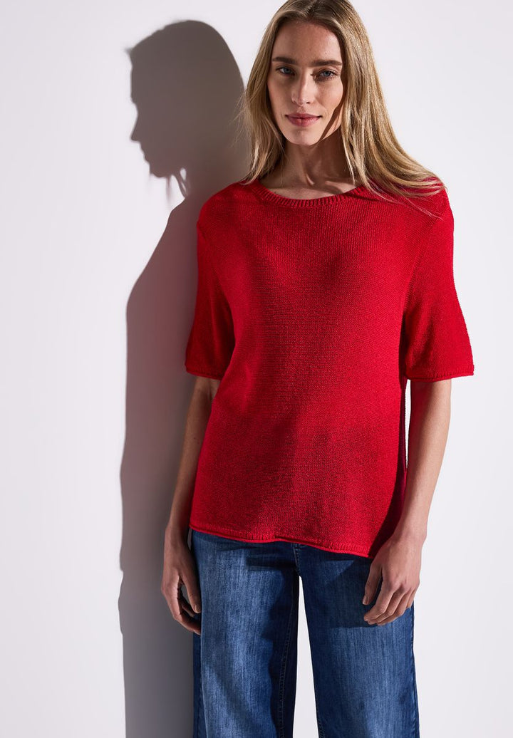 Kurzarmpullover