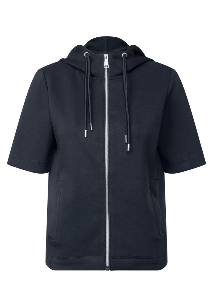 Kurzarm Sweatjacke