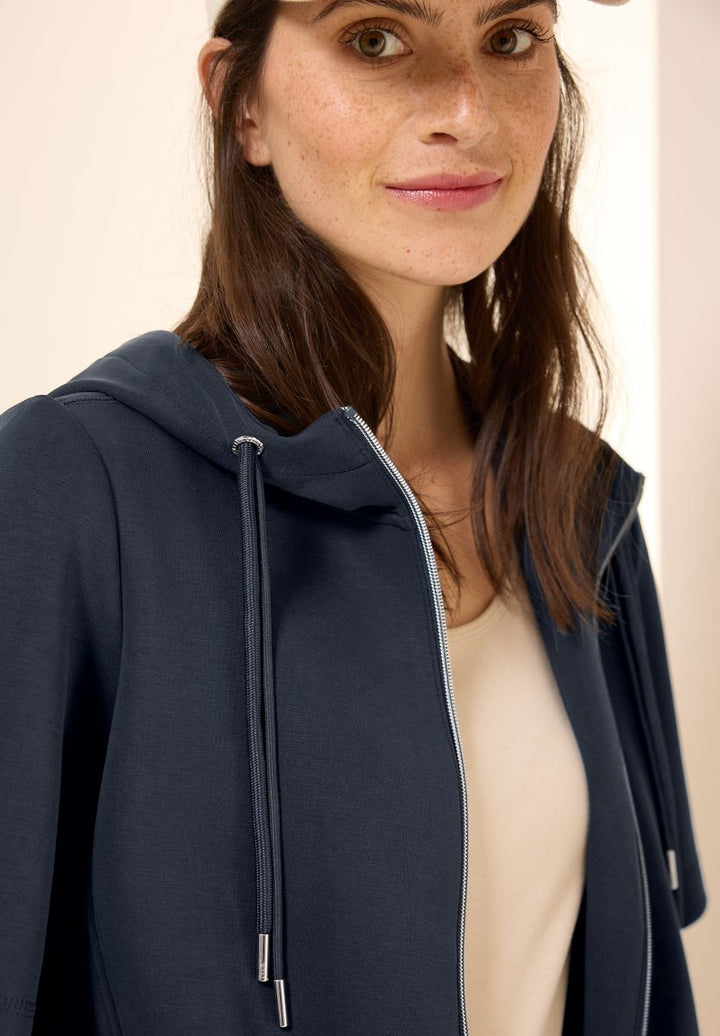 Kurzarm Sweatjacke